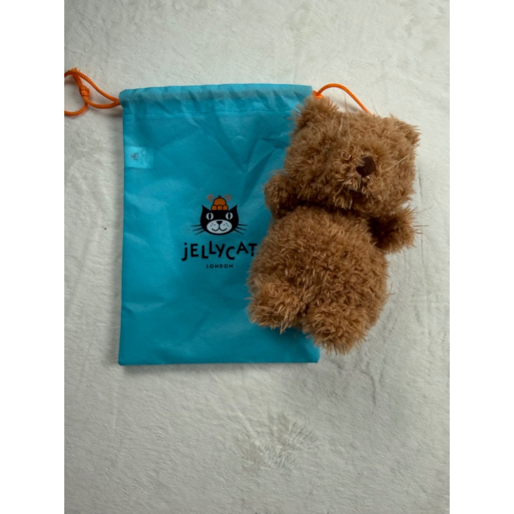 Jellycat Tiny Bartholomew Bear Brown Plush Stuffed Animal with Gift Bag 6 Inch